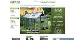 Desktop Screenshot of julianagreenhousekit.com
